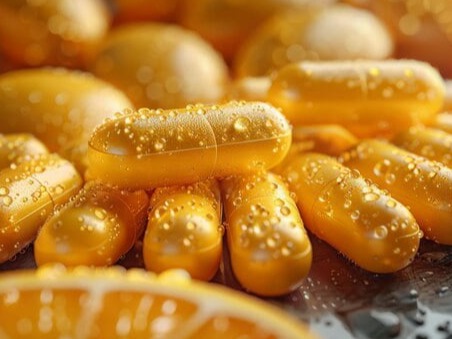 Yellow Capsule Tablets